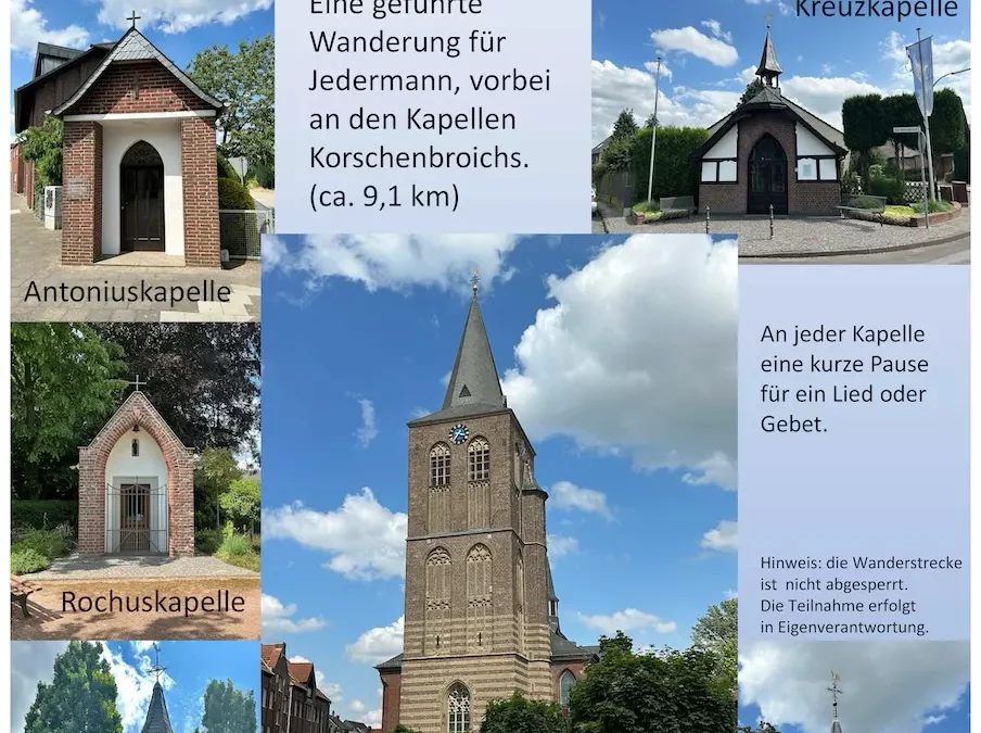 Kapellenwanderung in Korschenbroich – Gemeinsam wandern…